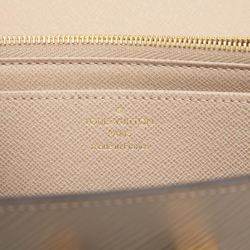 Louis Vuitton AB Louis Vuitton Brown Beige Epi Leather Leather Epi Twist Long Wallet France