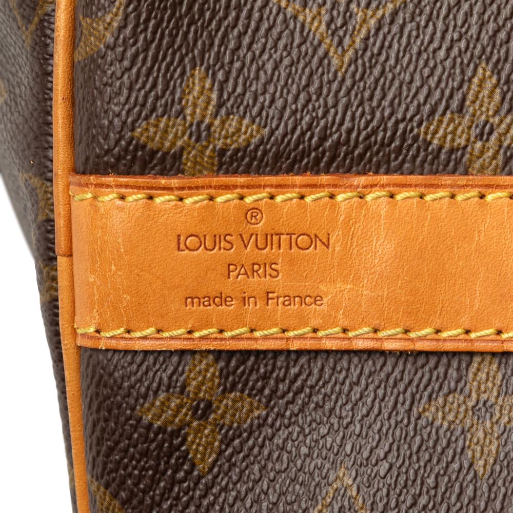 Louis Vuitton B Louis Vuitton Brown Monogram Canvas Fabric Monogram Keepall Bandouliere 55 France