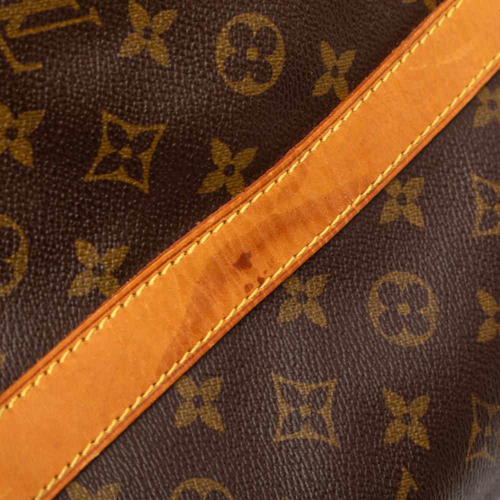 Louis Vuitton B Louis Vuitton Brown Monogram Canvas Fabric Monogram Keepall Bandouliere 55 France