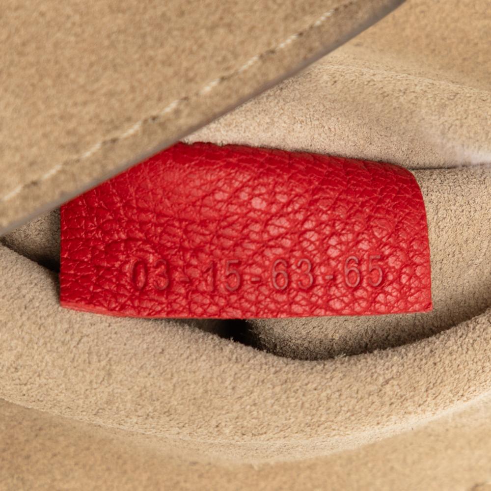 Chloé B Chloé Red Calf Leather Small Drew Crossbody Italy