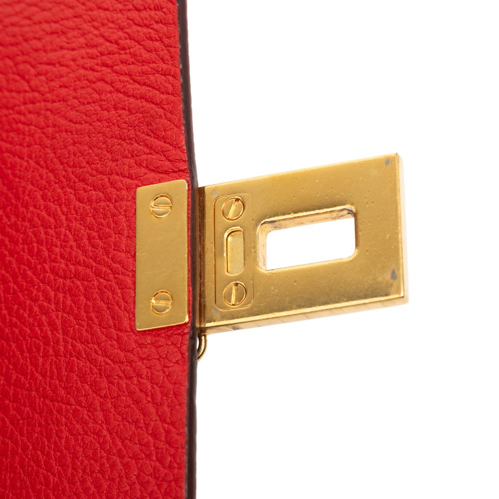Chloé B Chloé Red Calf Leather Small Drew Crossbody Italy