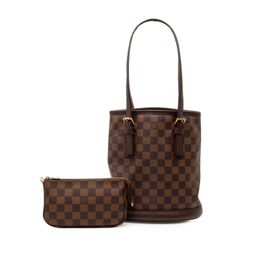 Louis Vuitton AB Louis Vuitton Brown Damier Canvas Fabric Damier Ebene Marais France