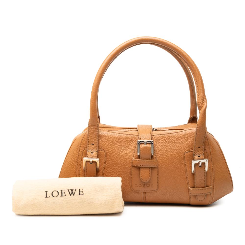 Loewe B LOEWE Brown Calf Leather Senda Handbag Spain