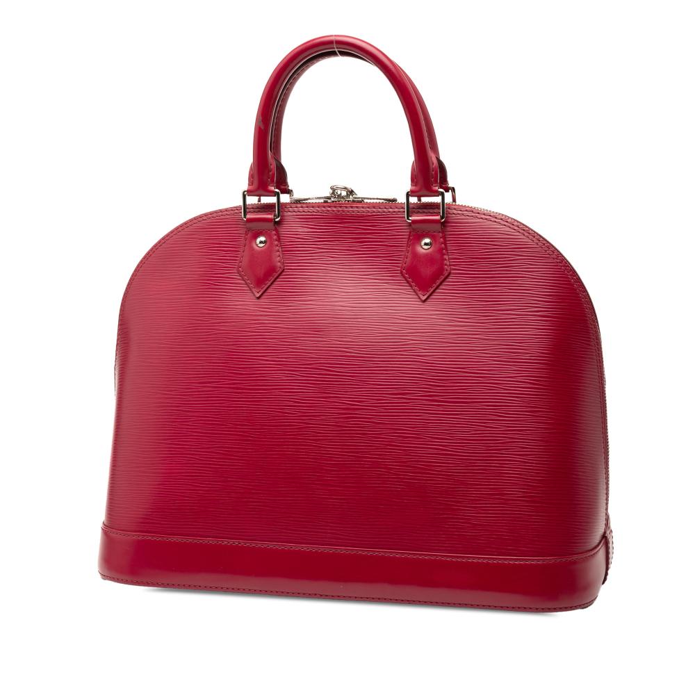 Louis Vuitton B Louis Vuitton Red Epi Leather Leather Epi Alma MM France