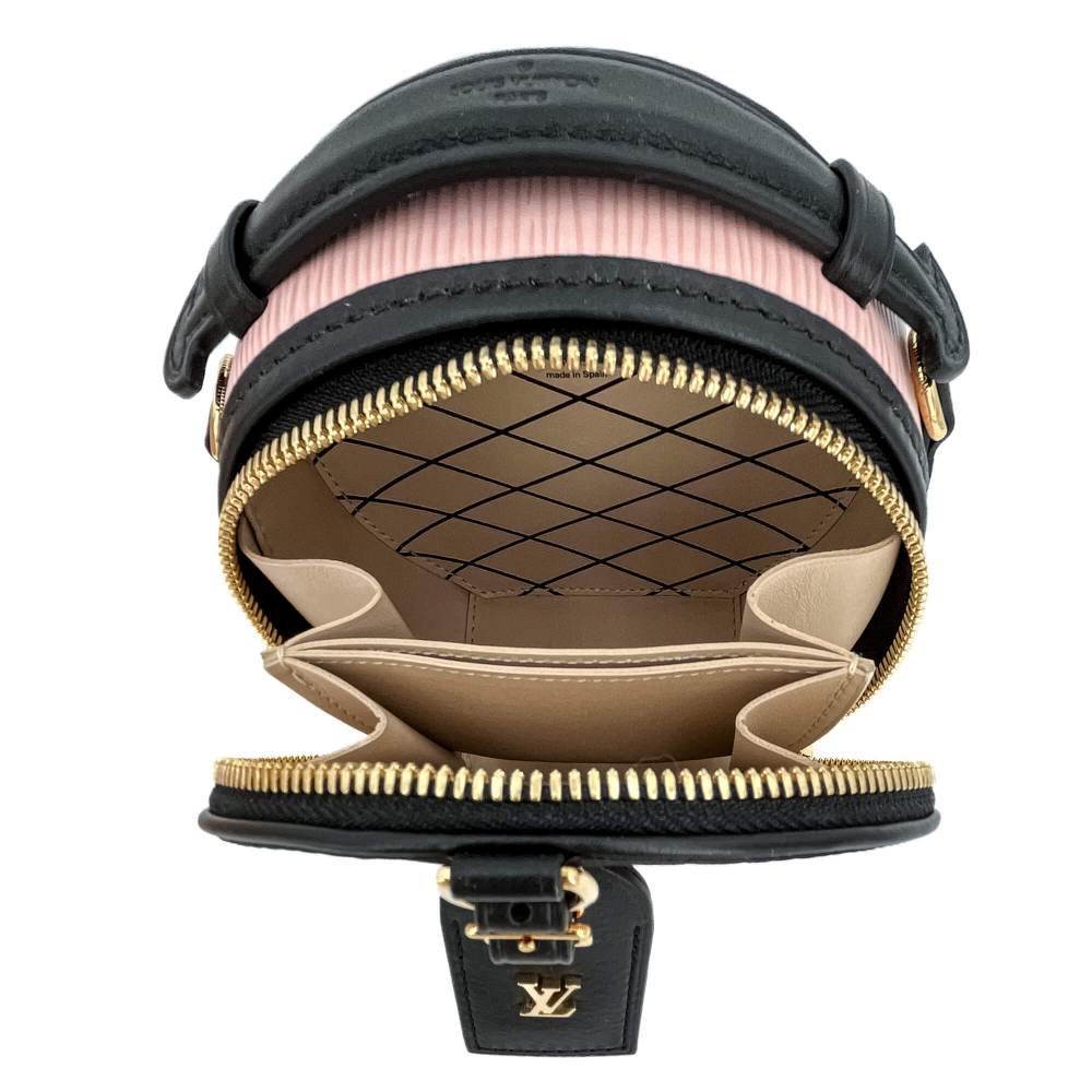 Louis Vuitton Boite Chapeau Epi Leather 2-Ways Crossbody Pink & Black