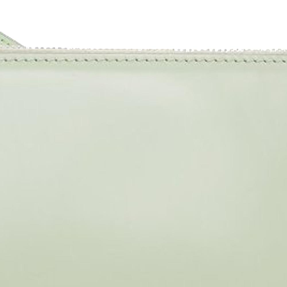 Prada AB Prada Green Light Green Calf Leather Brushed Shoulder Bag Italy