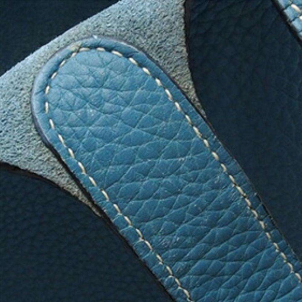 Hermès B Hermès Blue Calf Leather Clemence Picotin 18 France