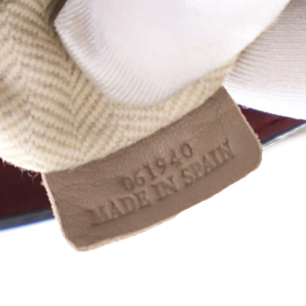 Loewe B LOEWE Red Bordeaux Calf Leather Mini Bicolor skin Puzzle Satchel Spain