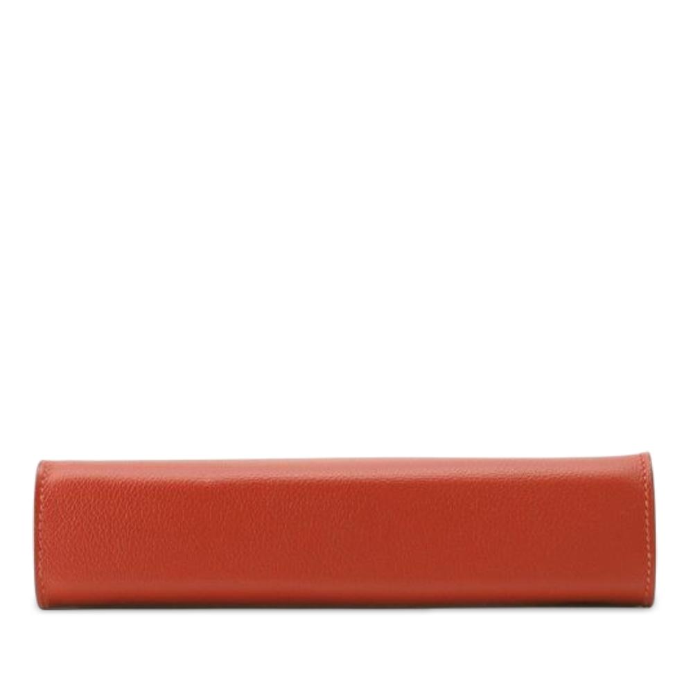 Hermès AB Hermès Red Calf Leather Evergrain Clic H 21 France