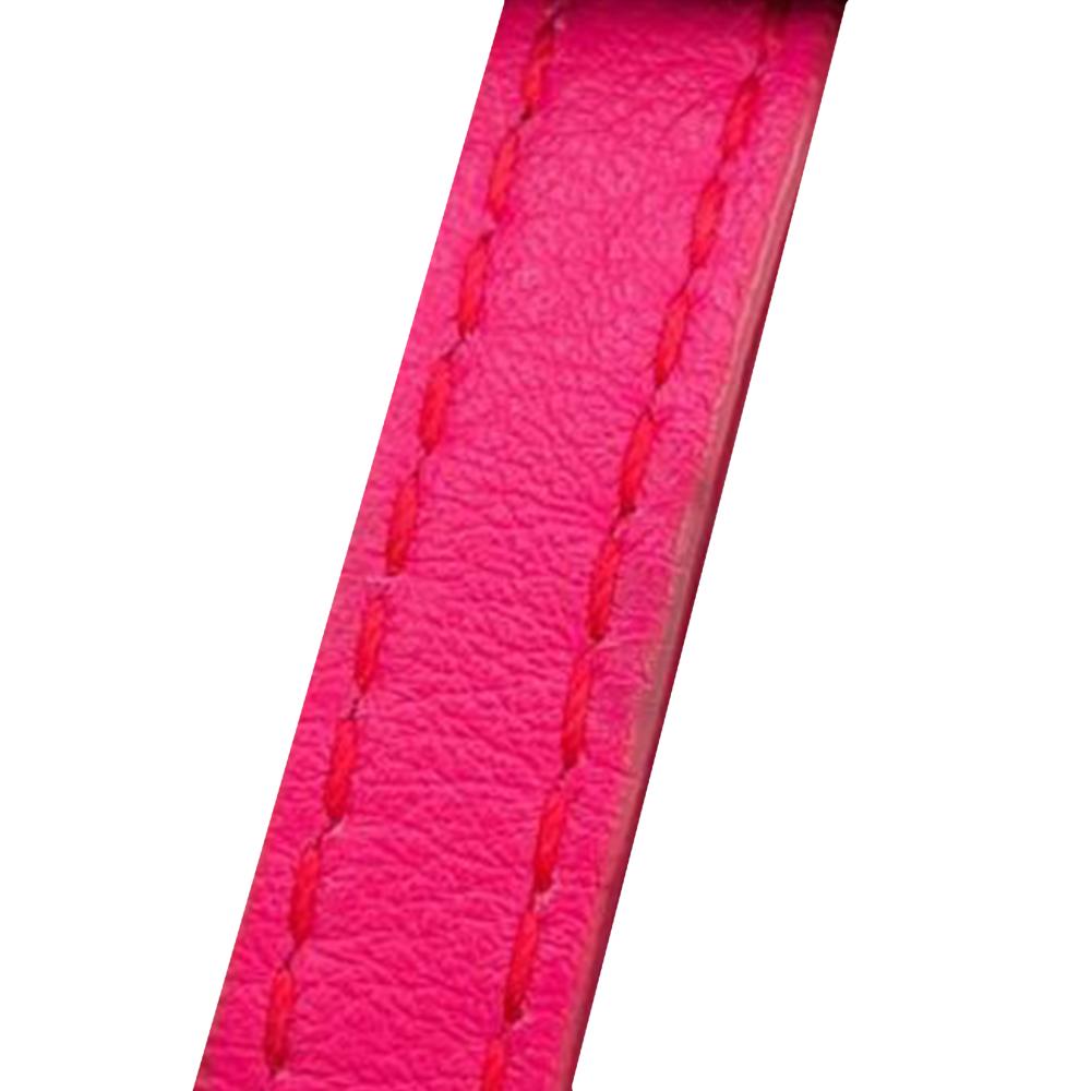 Bvlgari B Bvlgari Pink Dark Pink Calf Leather Micro Serpenti Cabochon Satchel Italy