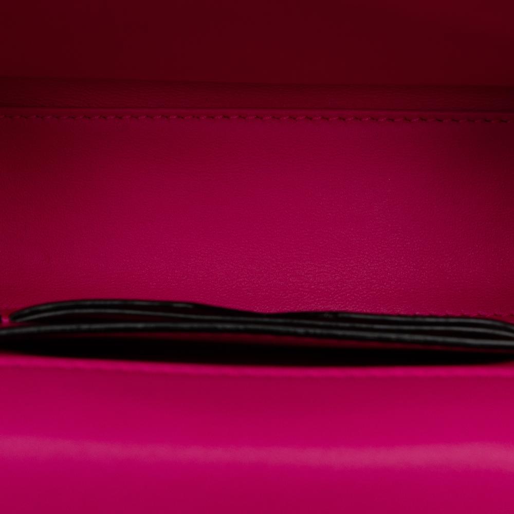 Valentino B Valentino Pink Calf Leather Mini One Stud Satchel Italy