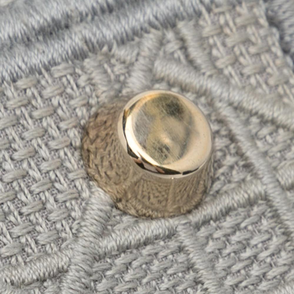 Christian Dior B Dior Gray Light Gray Canvas Fabric Medium Cannage Lady D Lite Italy