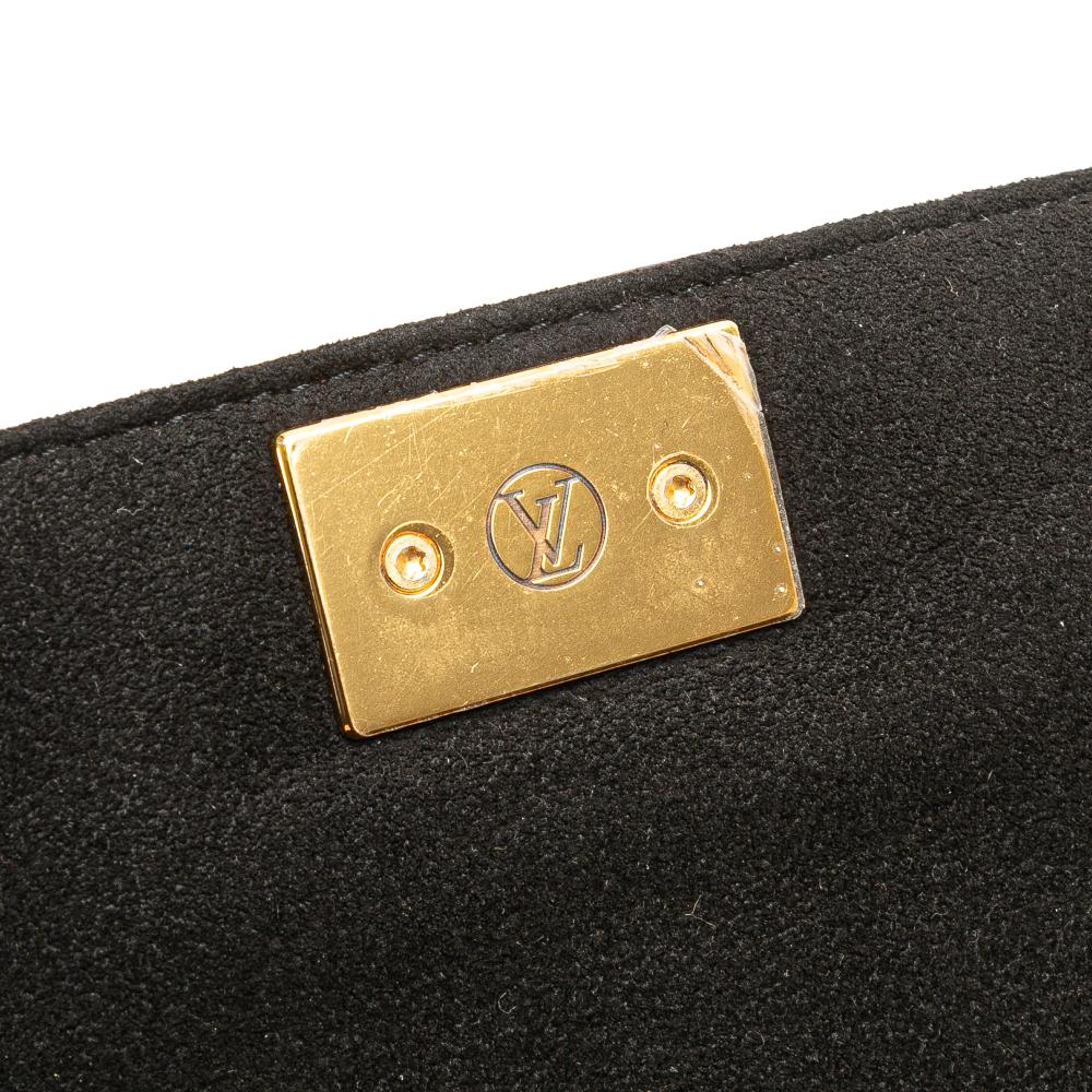 Louis Vuitton B Louis Vuitton Brown with Black Monogram Canvas Canvas Monogram Marignan France