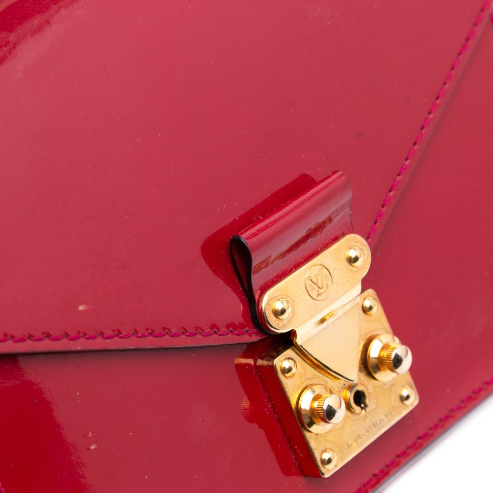 Louis Vuitton B Louis Vuitton Red Vernis Leather Leather Vernis Monceau BB France