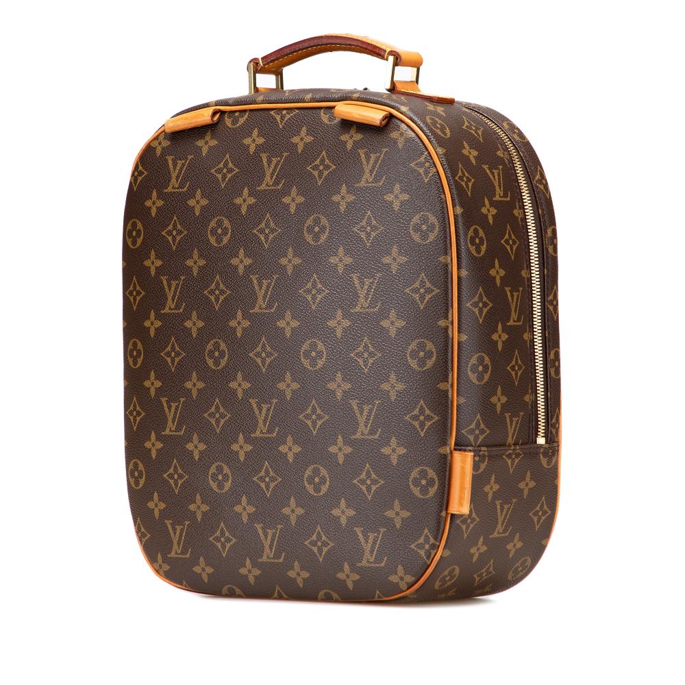 Louis Vuitton B Louis Vuitton Brown Monogram Canvas Canvas Monogram Sac a Dos Packall France