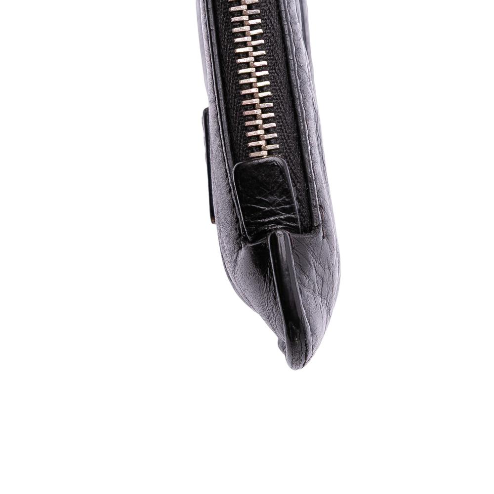 Chanel B Chanel Black Lambskin Leather Leather Lambskin Votez Coco Clutch Italy