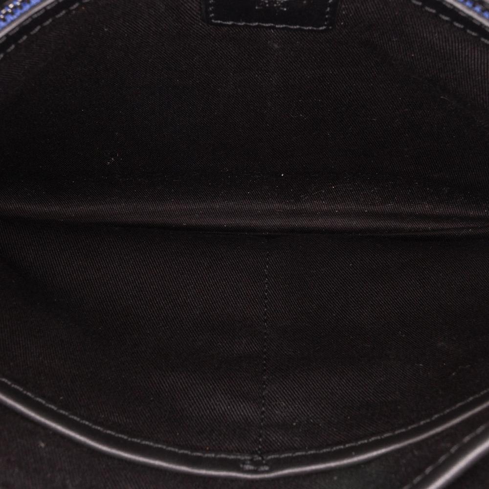 MCM AB MCM Black Coated Canvas Fabric Sambypen Haru Henry Kaiser Visetos Clutch Korea, South