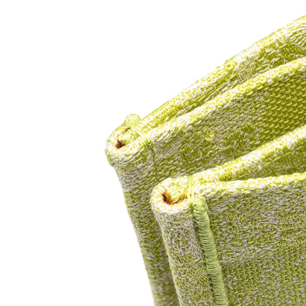 Christian Dior B Dior Green Light Green Canvas Fabric Medium Embroidered Dioriviera Toile De Jouy Book Tote Italy