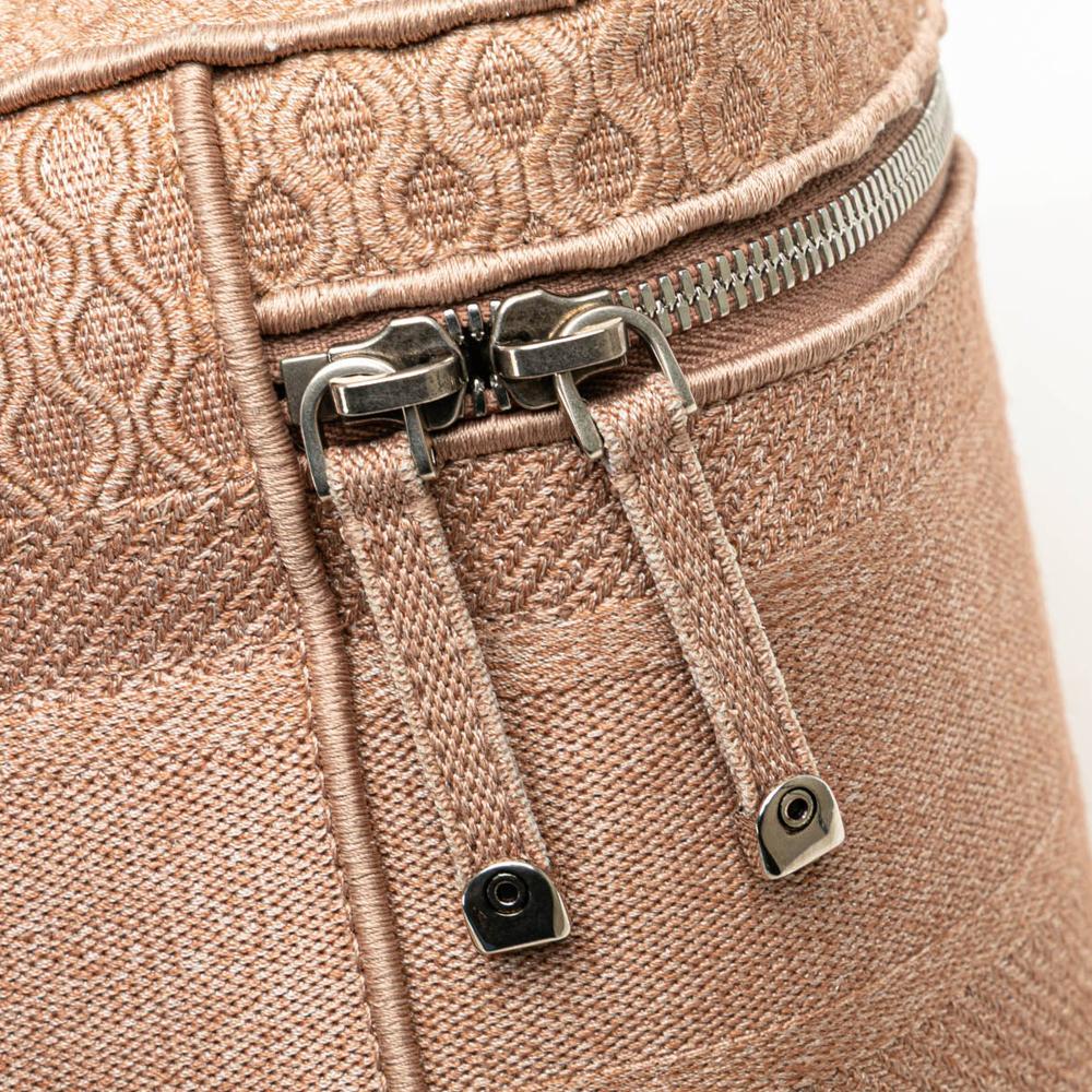 Christian Dior B Dior Pink Mesh Fabric Embroidered Diortravel Vanity Case Italy