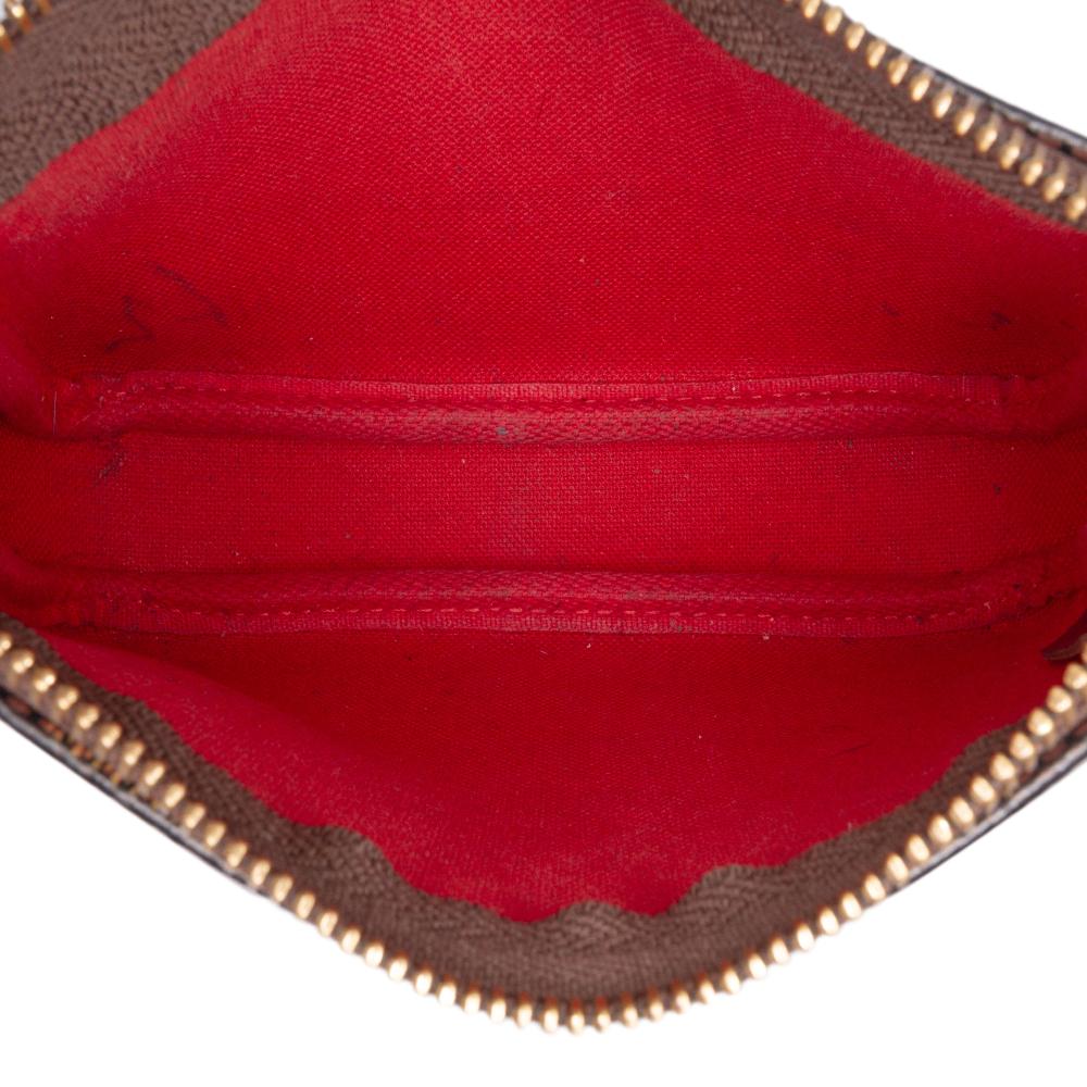 Louis Vuitton B Louis Vuitton Brown Damier Canvas Canvas Damier Ebene Mini Pochette Accessoires France