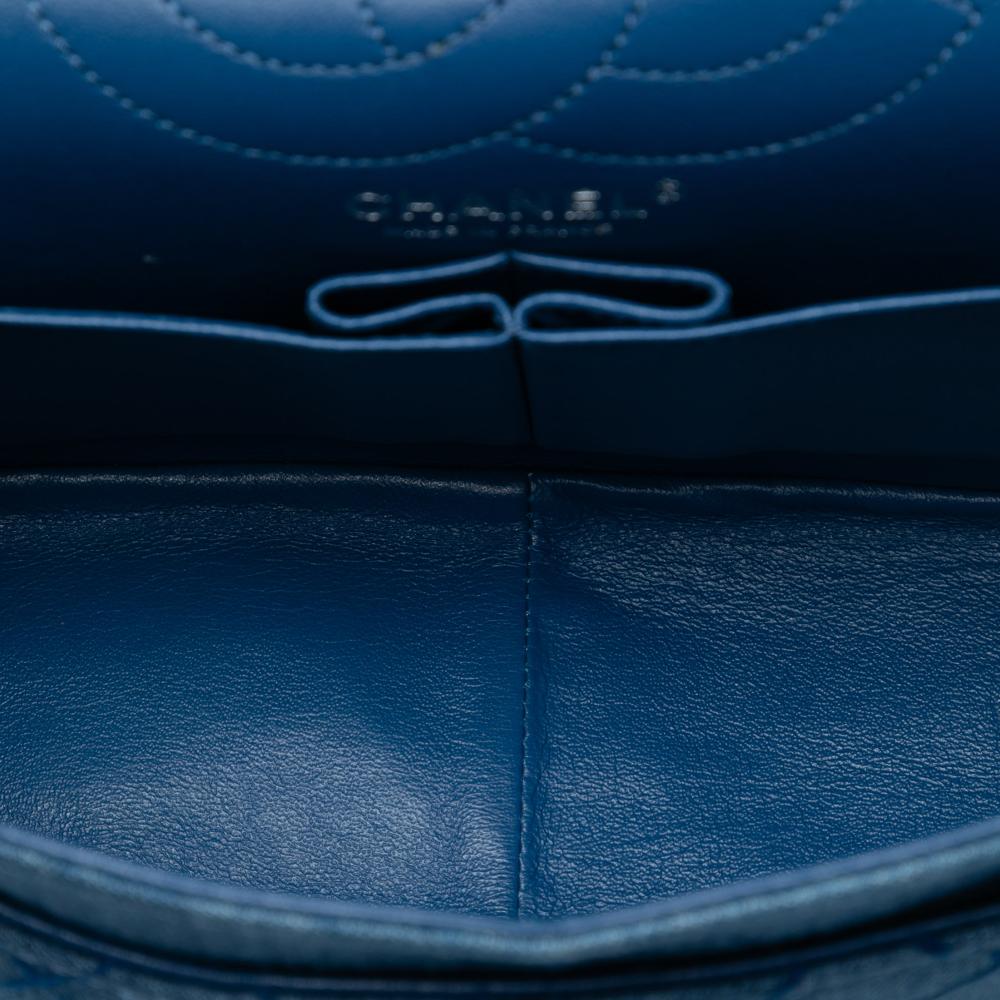 Chanel AB Chanel Blue Denim Denim Fabric Reissue 2.55 Quilted Double Flap 226 France