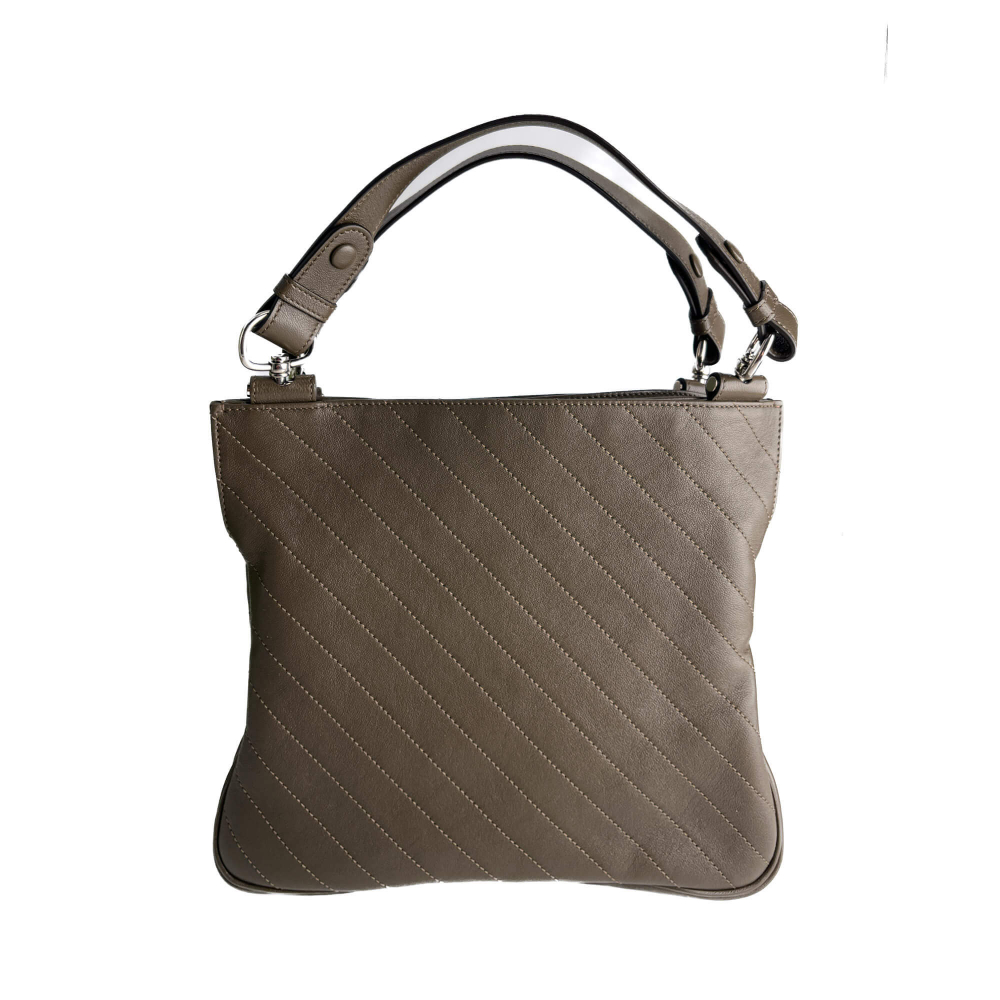 Gucci Blondie Small Leather Hobo Handbag Taupe