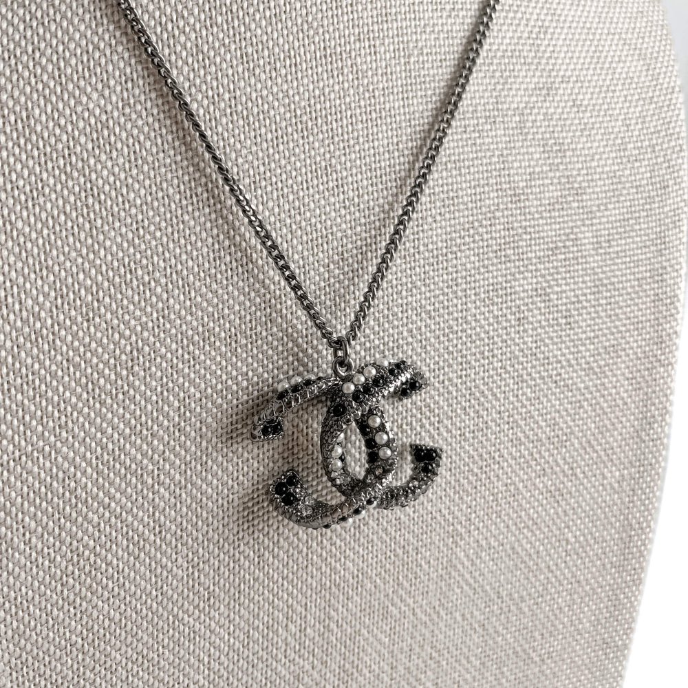 Chanel CC Metal Necklace Bicolor