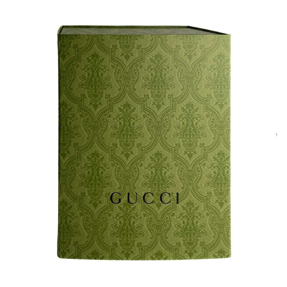 Gucci Deco Mini Leather Matelassé Flap Crossbody Dark Beige