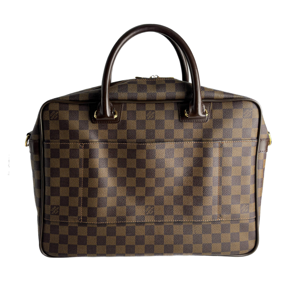 Louis Vuitton Ikar Canvas Business Shoulder Bag Damier Ebene