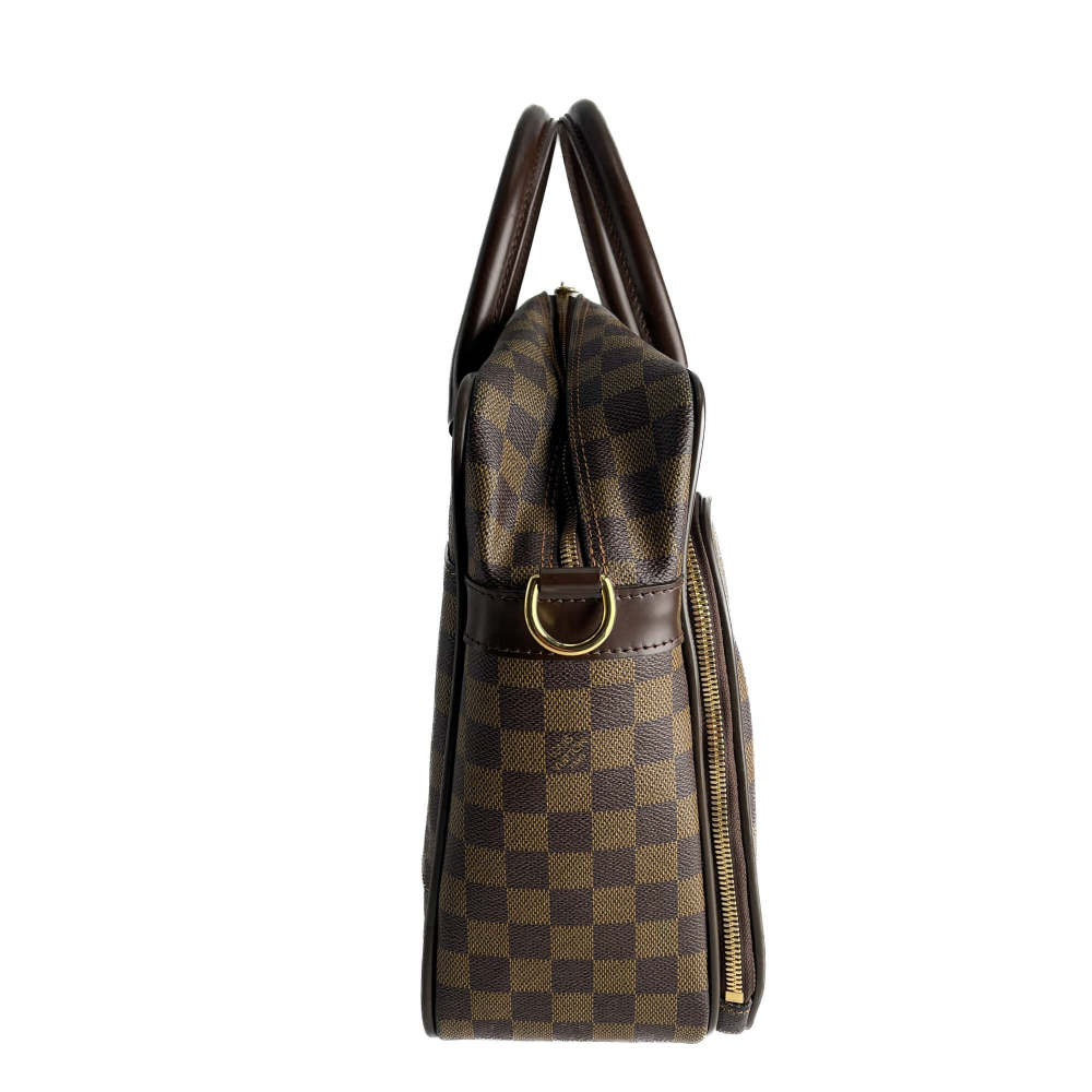 Louis Vuitton Ikar Canvas Business Shoulder Bag Damier Ebene