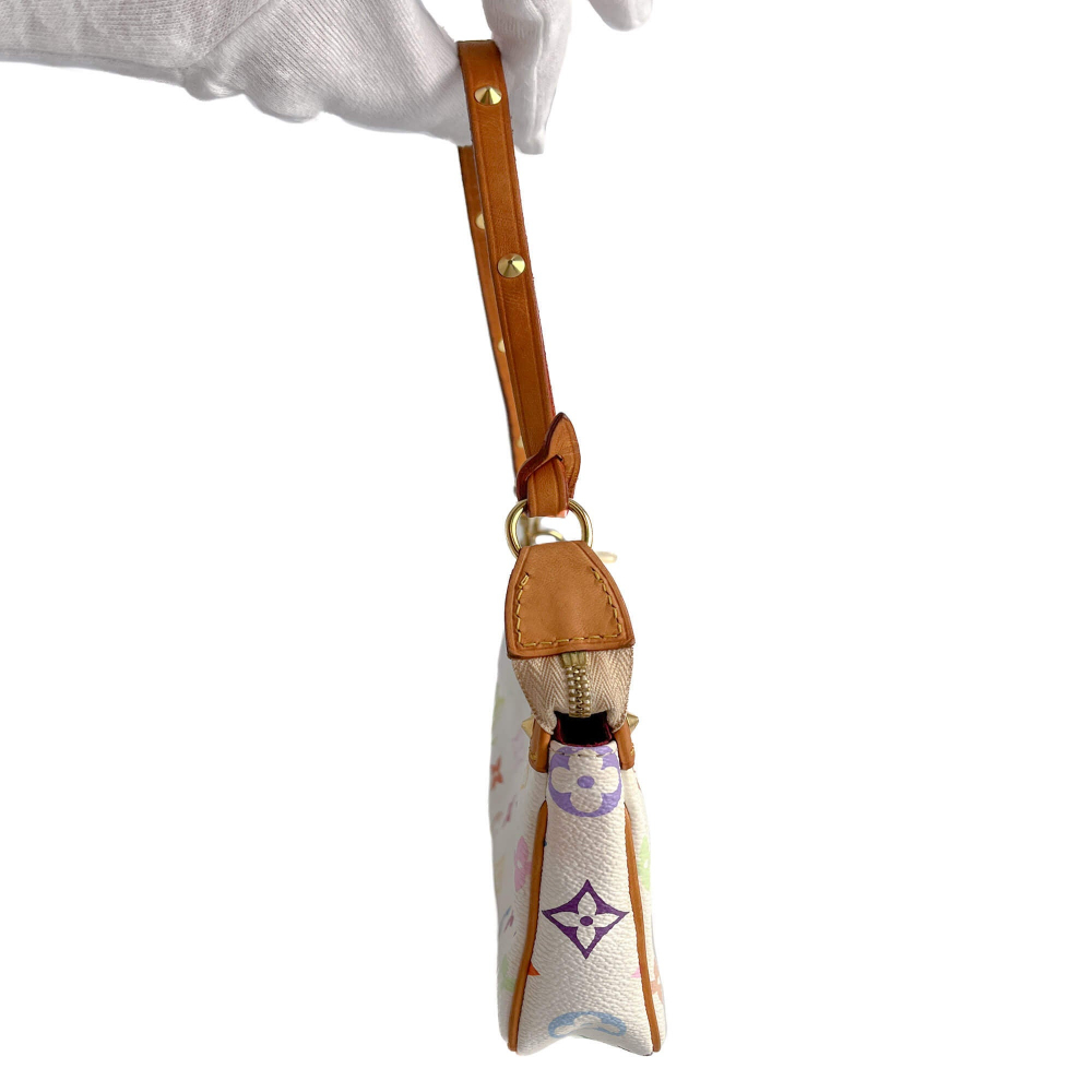 Louis Vuitton Pochette Murakami Multicolor Canvas Pouch Clutch Monogram