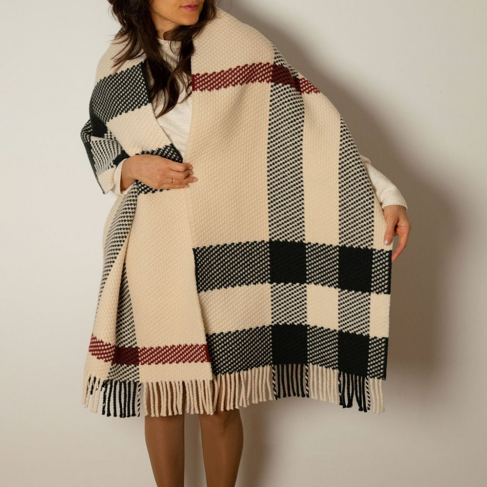 Burberry Scarve Wool Check Bicolor