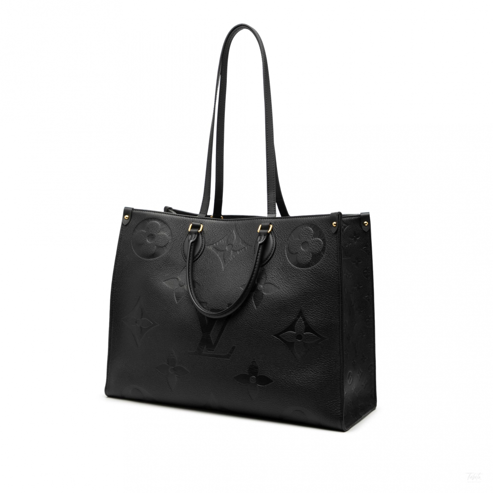 Louis Vuitton Onthego GM Leather Empreinte Shopper Handbag Monogram