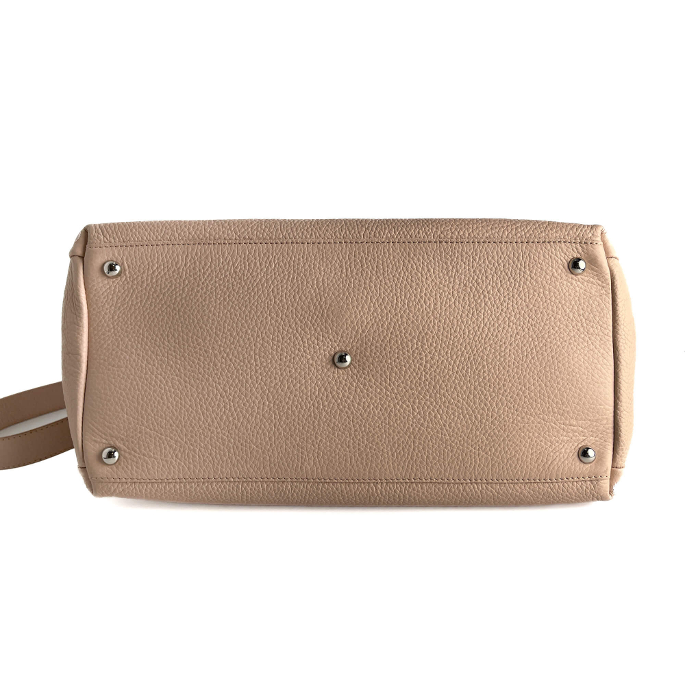 Zanellato Postina Medium Leather 2-Ways Messenger Shoulder Bag Pink