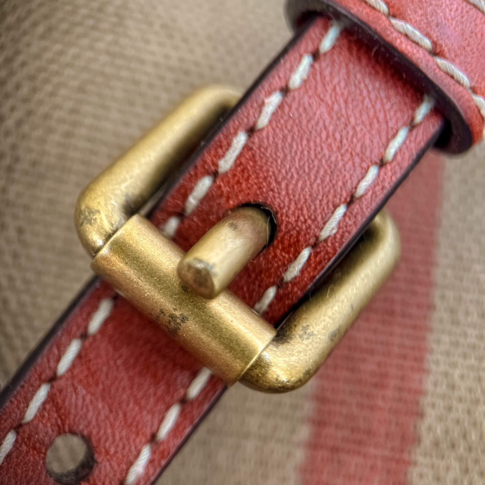 Burberry Satchel Crossbody Canvas Archive Beige Check