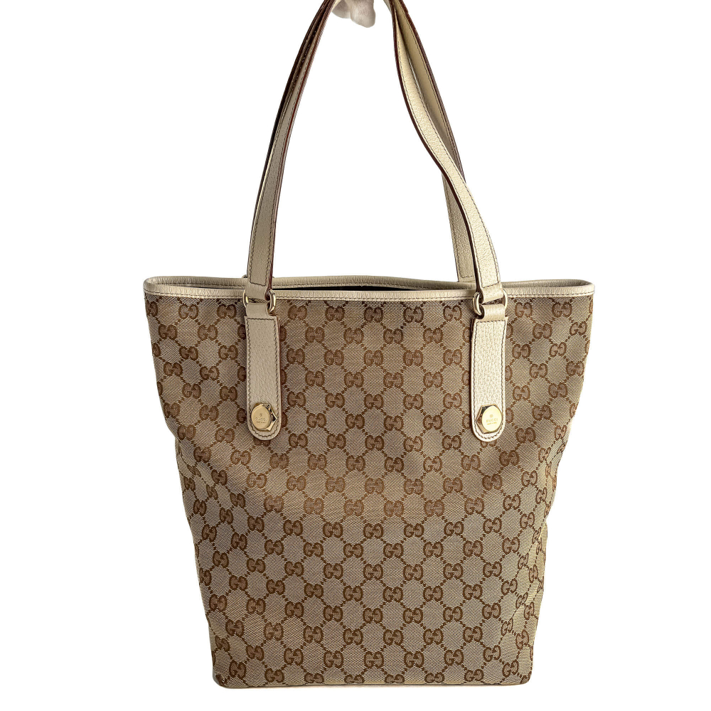Gucci Vintage GG Canvas Tote Handbag GG Supreme