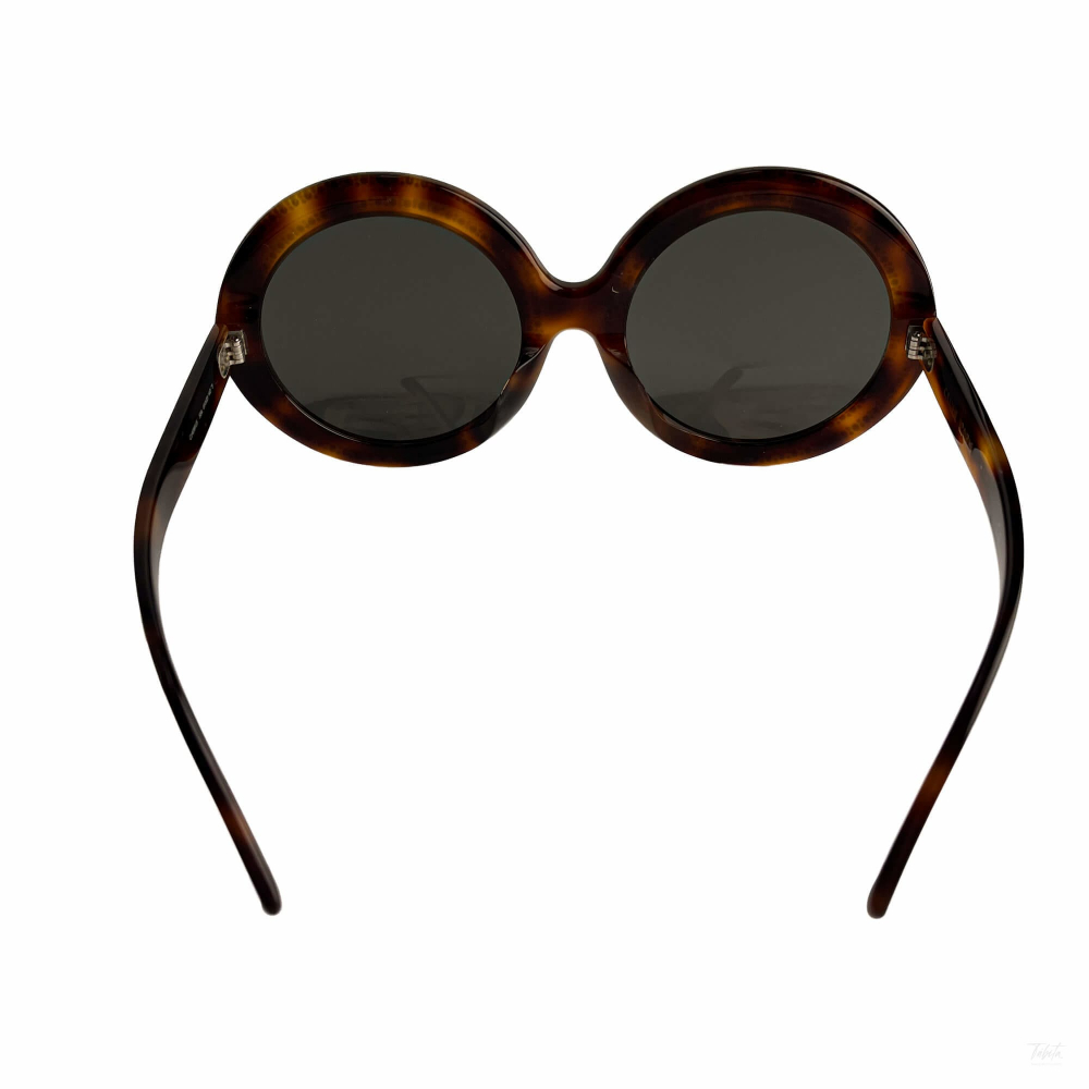 Celine Swarovski Crystal Acetate ORO Sunglasses Brown