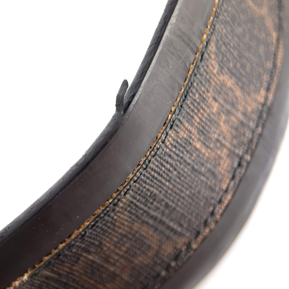 Gucci Interlocking GG Leather Wide Belt 85/34 Brown