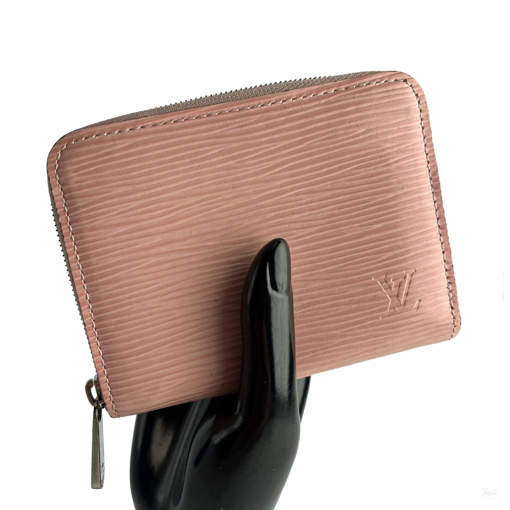 Louis Vuitton Compact Epi Leather Wallet Pink