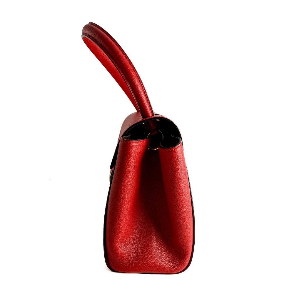 Louis Vuitton Trocadero Empreinte Leather Flap Shoulder Bag Red