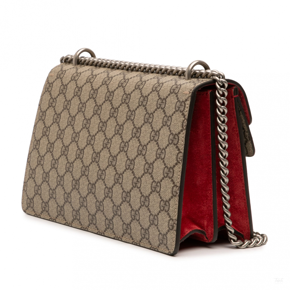 Gucci Dionysus Medium Canvas Flap Handbag GG Supreme