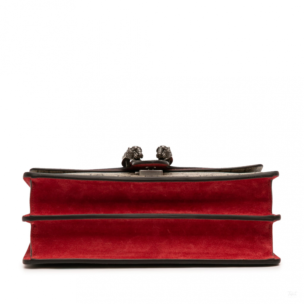 Gucci Dionysus Medium Canvas Flap Handbag GG Supreme