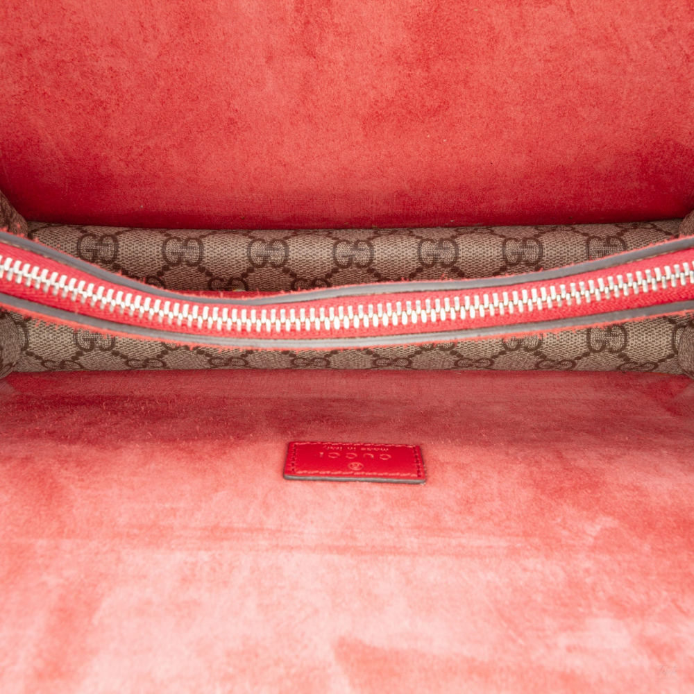 Gucci Dionysus Medium Canvas Flap Handbag GG Supreme