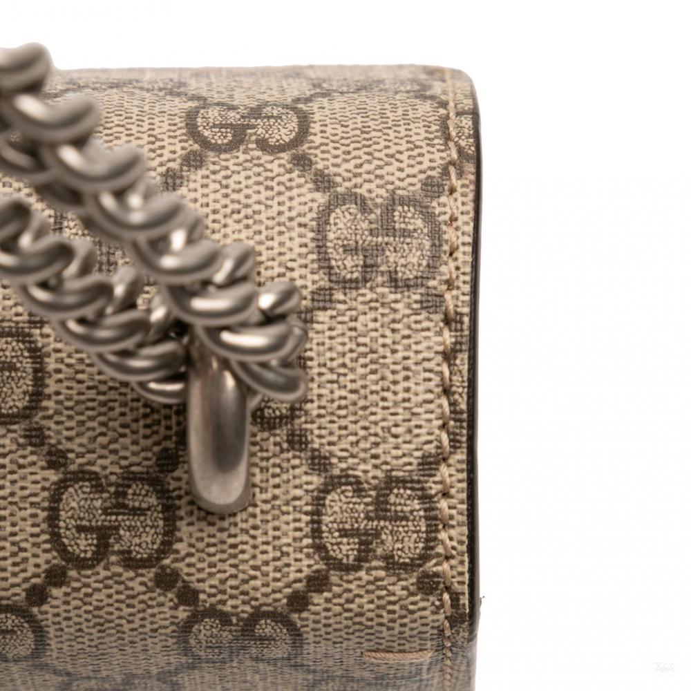 Gucci Dionysus Medium Canvas Flap Handbag GG Supreme