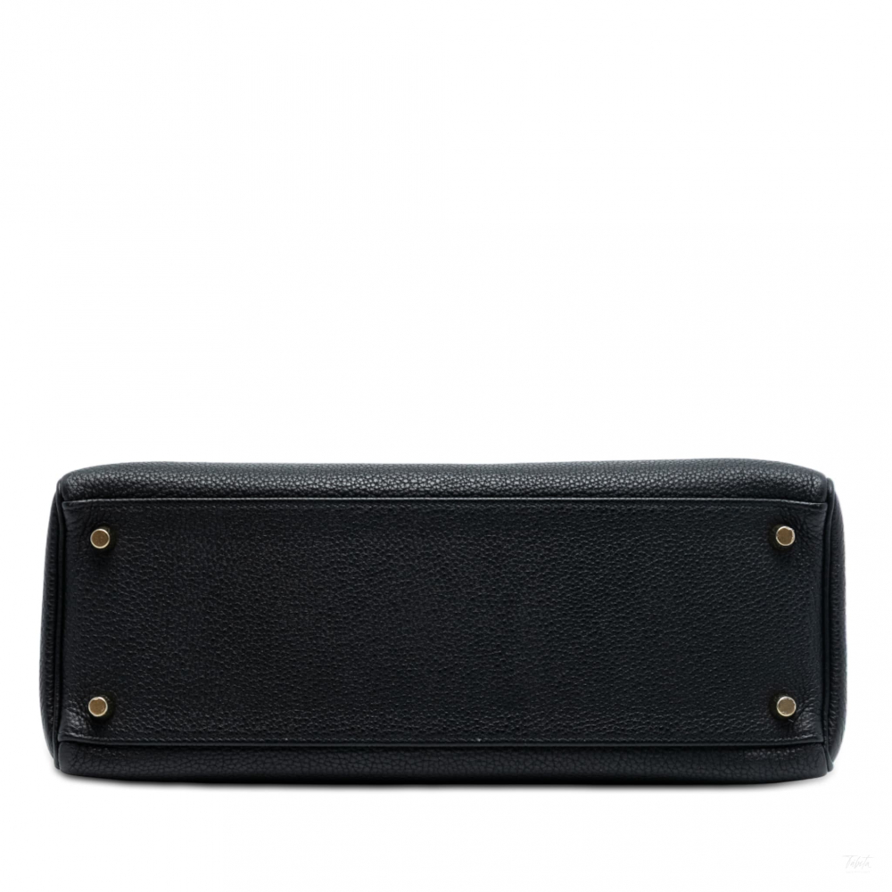 Hermès Kelly 32 Togo Leather 2-Ways Top-handle Handbag Noir