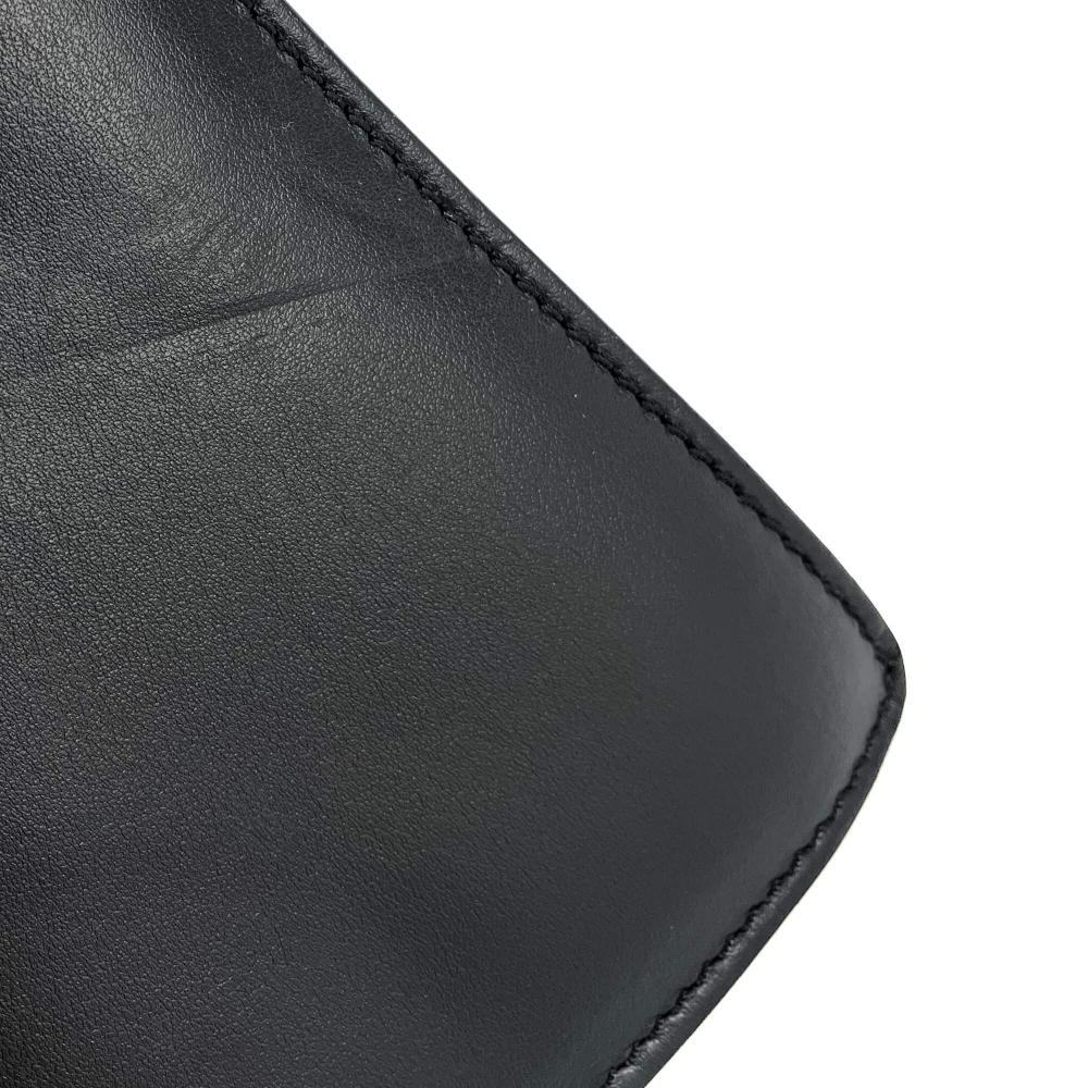 Etro Rainbow Leather Flap Shoulder Bag Black