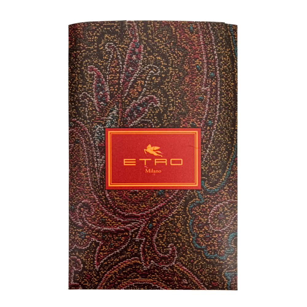 Etro Rainbow Leather Flap Shoulder Bag Black