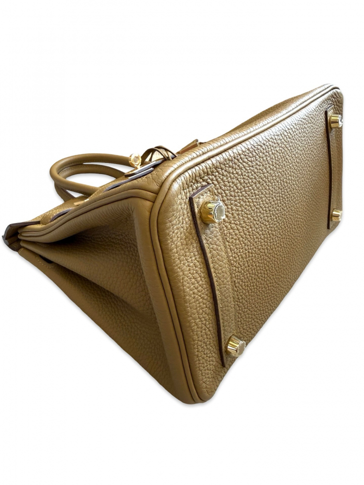 Hermès Birkin 25 Bronze Doré Togo Gold Hardware