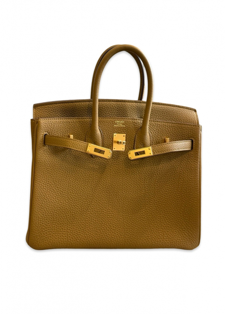 Hermès Birkin 25 Bronze Doré Togo Gold Hardware
