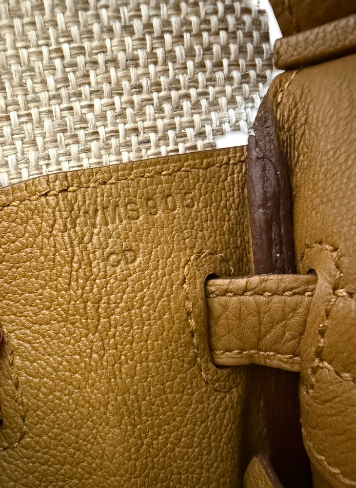 Hermès Birkin 25 Bronze Doré Togo Gold Hardware